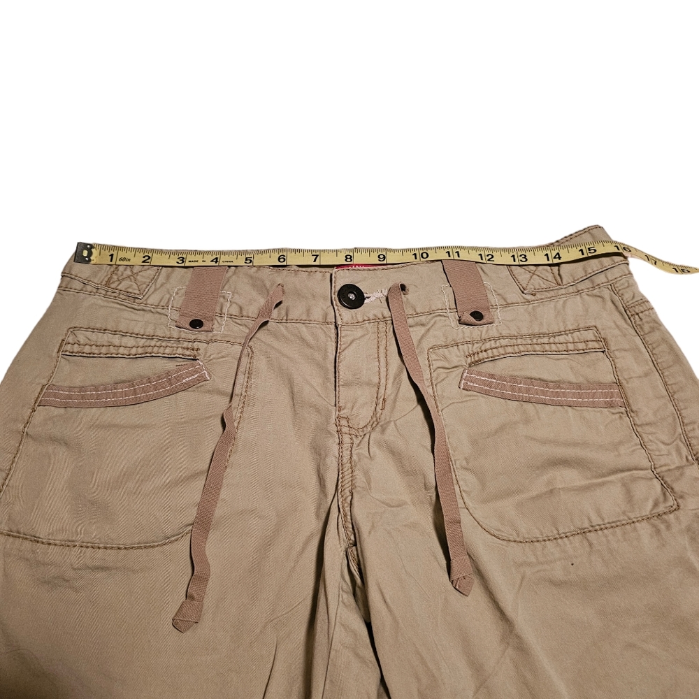 Union Bay Lightweight Shorts Tan Beige 100% Cotton Size 9 - Picture 4 of 14